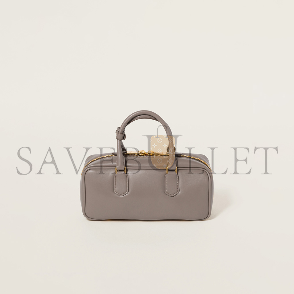 MIU MIU ARCADIE LEATHER BAG 5BB148 (27*12*9cm)